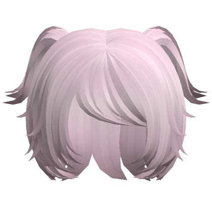 Kawaii Fluffy Bob W Cutesy Pigtails Pink Roblox Item Rolimon S