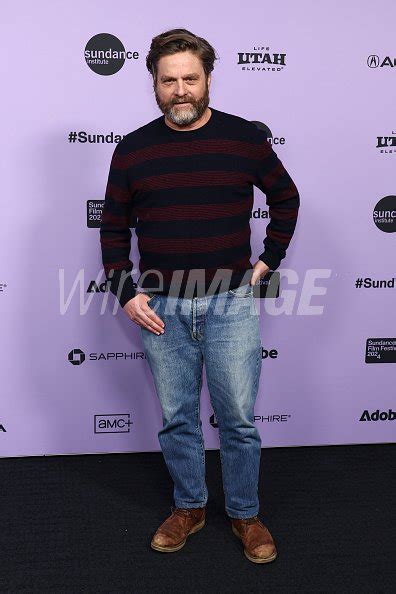 Zach Galifianakis Attends The Winner Premiere During The 2024 Sundance