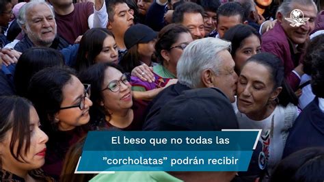 El Beso De AMLO A Sheinbaum YouTube