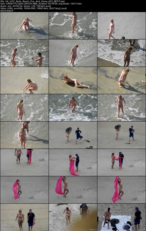 Nude Beach Fun And Game No Shockass