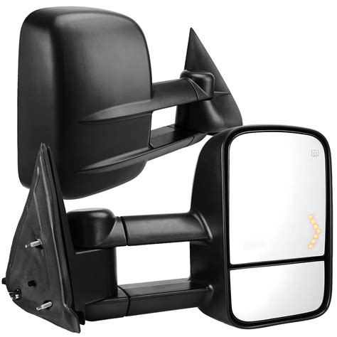 Autosaver88 Towing Mirrors Compatible With 2003 2007 Chevy Silverado Gmc Sierra 1500 2500 Hd