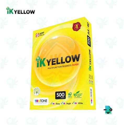 Ofiskita | IK Yellow A4 Paper 80gsm 500 Sheets