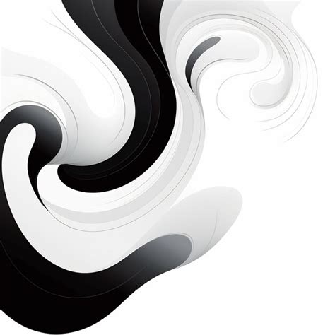 Premium AI Image | a black and white abstract painting of a wave