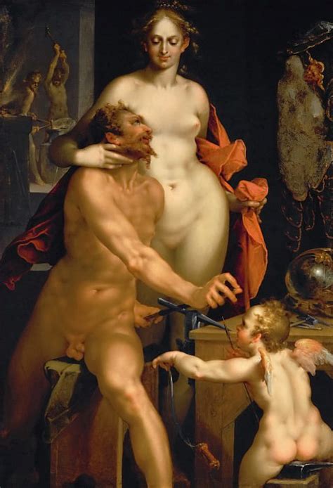 Bartholomaeus Spranger Venus In Vulcans Forge Kunsthistorisches