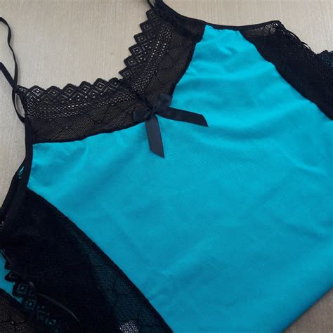 Camisola Sensualle Tule E Renda Lingerie Br Atacado Para