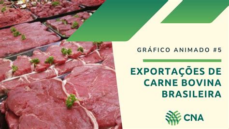 Evolu O Das Exporta Es De Carne Bovina Brasileira Youtube