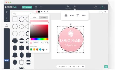 Free Online Logo Maker Create Custom Logo Designs DesignEvo