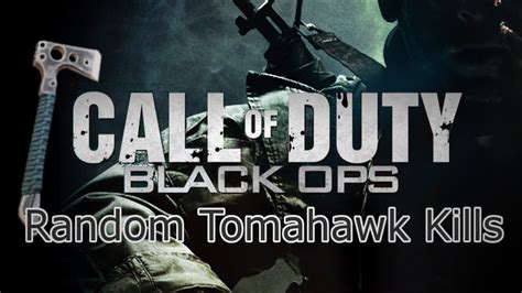 Call Of Duty Black Ops Random Tomahawk Kill Youtube