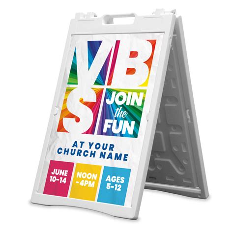 Vbs Squares Banner Church Banners Outreach Marketing