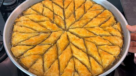 10 KATI BİRDEN AÇILIYOR OKLAVASIZ 40 KAT BAKLAVA TARİFİEV BAKLAVASI