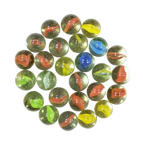 Nprc 50 Pcs Supreme Marble Glass Playing Balls Kanche Goli