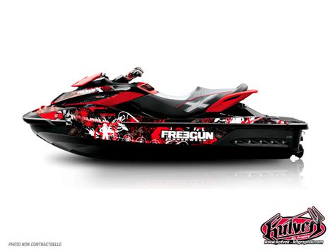 Seadoo Rxt Gtx Jet Ski Freegun Graphic Kit Kutvek