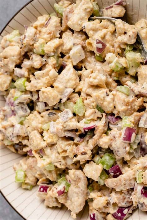 Mock Chicken Salad Recipe Easy Vegan And Healthy