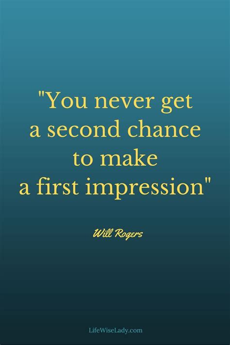 First Impression Quotes Business - Health Future Quotes