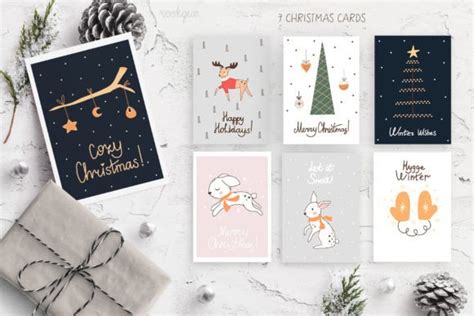 Christmas Magic Cards Graphic by roskque · Creative Fabrica