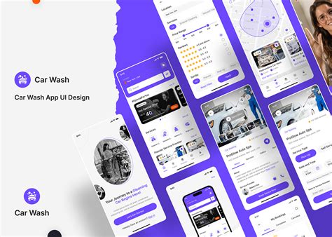 Car Wash App Car Wash Service App Car Wash Finder Behance