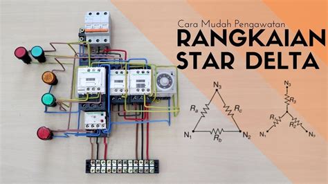 Cara Mudah Pengawatan Rangkaian Star Delta YouTube