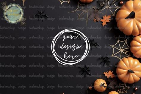 Horror Halloween Background Mockup Graphic By Thebest Mockup Creative