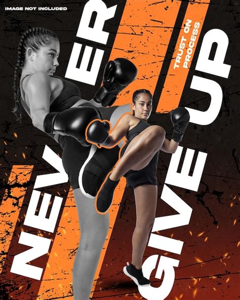 Premium Psd Motivational Gym Poster