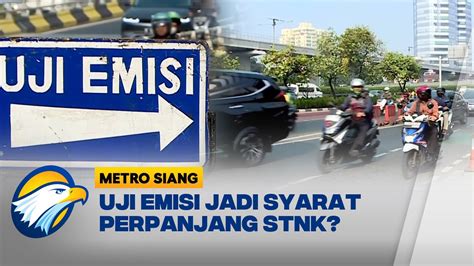 Polda Metro Bahas Wacana Uji Emisi Jadi Syarat Perpanjang STNK YouTube