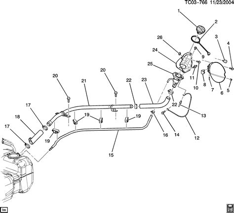 AVALANCHE 1500 2WD Fuel Tank Filler Pipes Hoses Chevrolet EPC