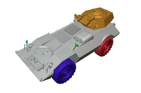 Stl File Commando Scout With One Meter Turret W Gun 2x7 62mm 🪖 ・3d