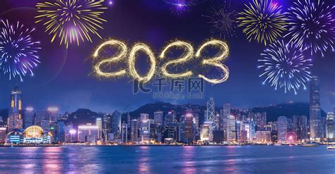 2023新年烟花摄影图配图高清摄影大图 千库网