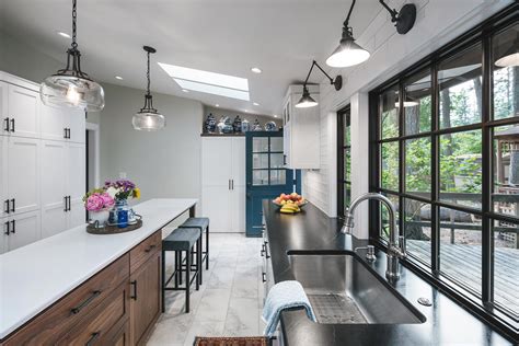 Kitchen Remodeling Project Industrial Farmhouse In Corvallis