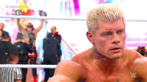 Cody Rhodes explique sa sensation d enlisement après sa défaite à