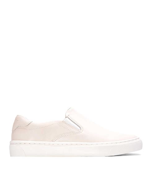 Ladies White Slip On Sneakers Frances