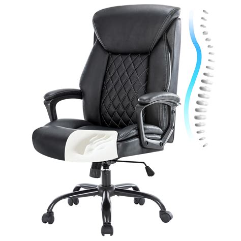 Hesl Ergonomic Office Chair Leather Office Chair Comfortable