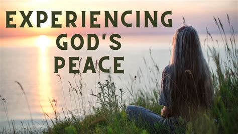 11 27 22 Experiencing God S Peace Youtube