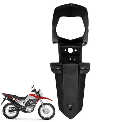 Paralama Traseiro Suporte Placa Nxr Bros 160 2015 A 2022 Shopee Brasil