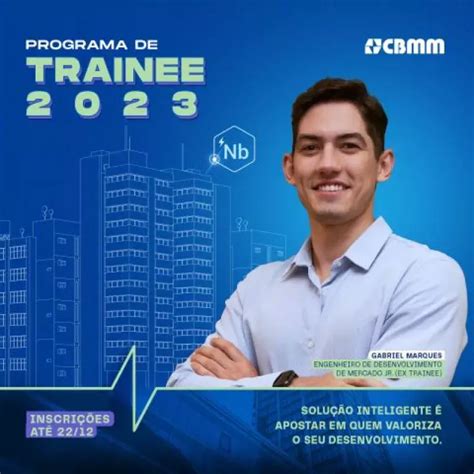 TRAINEE CBMM abre inscrições para programa 2023 Brasil Mineral