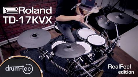 Roland Td Kvx Electronic Drum Kit Drum Tec Edition Real Feel Upgrade