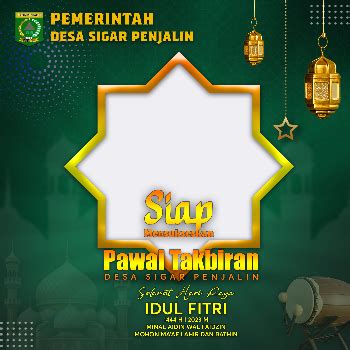 25 Twibbon Takbiran Idul Fitri 2023 Taqabbalallahu Minna Wa Minkum