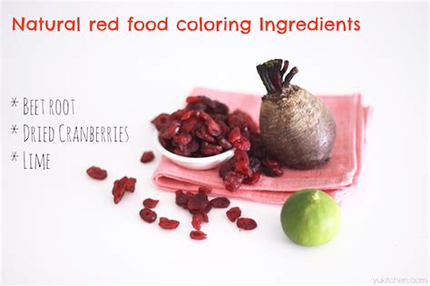 Homemade red food coloring | Yukitchen