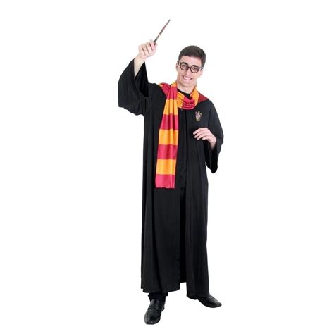 Fantasia Harry Potter Adulto Luxo Grifinória Completa você encontra na