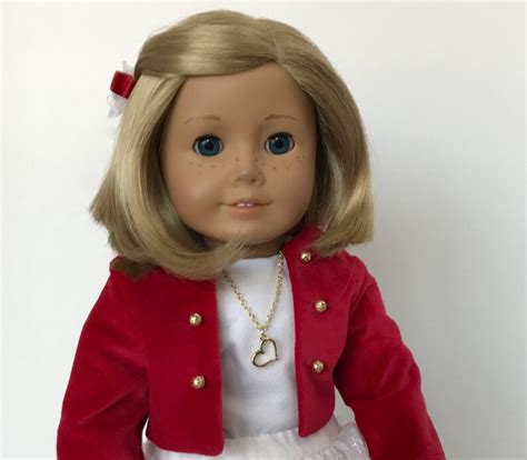 Eighteen Inch Doll Outfit Red Velvet And Lace Etsy