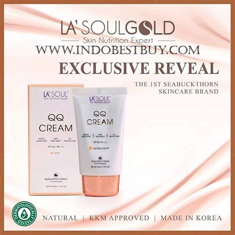 Lasoul Gold Qq Cream Seabuckthorn Seed Oil Arbutin Berry Organic