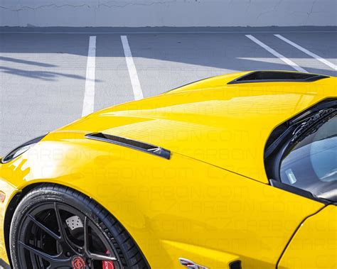Corvette C6 Z06gszr1 Front Fender Vents C7 Carbon