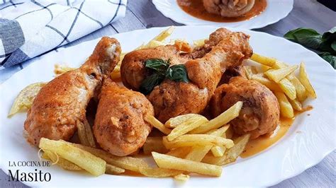 Muslitos De Pollo En Salsa De Tomate Frito Casero ¡muy Facil Y Rico