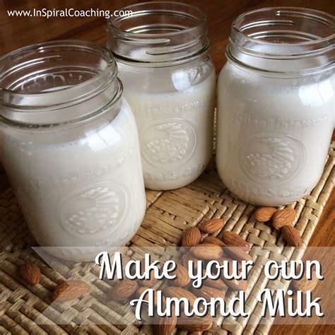 Easy Instructions Make Your Own Almond Milk You Just Need Cup Raw