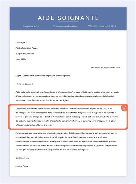 Lettre De Motivation Aide Soignante Maison De Retraite Exemple Hot