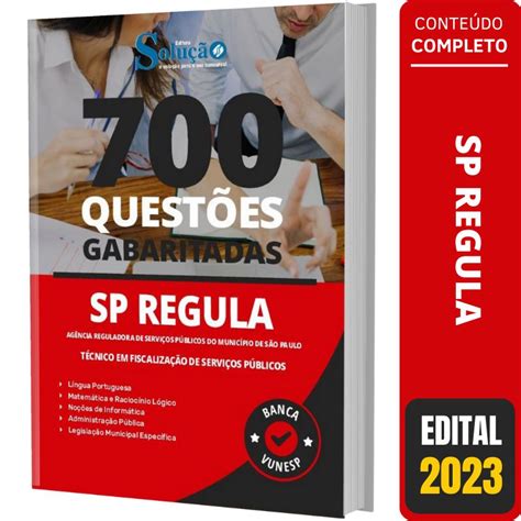 Caderno De Quest Es Sp Regula T Cnico Em Fiscaliza O Solu O