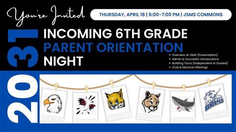 Class Of 2031 Parent Orientation Night 8995 Se Sedgwick Rd Port