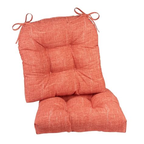 Klear Vu Wicker Solarium Indooroutdoor Tufted Chair Cushion Set Bed