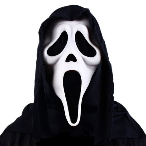 Latex Scream Face Mask with Shroud | Shop 10,000+ Party Products ...