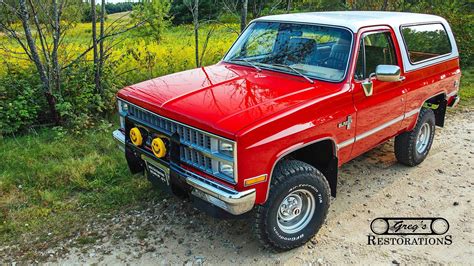 Brian S 1981 Chevrolet K5 Blazer 4x4 Restoration Youtube