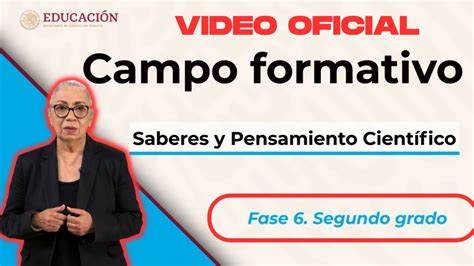 Campo Formativo Saberes Y Pensamiento Cient Fico Fase Secundaria